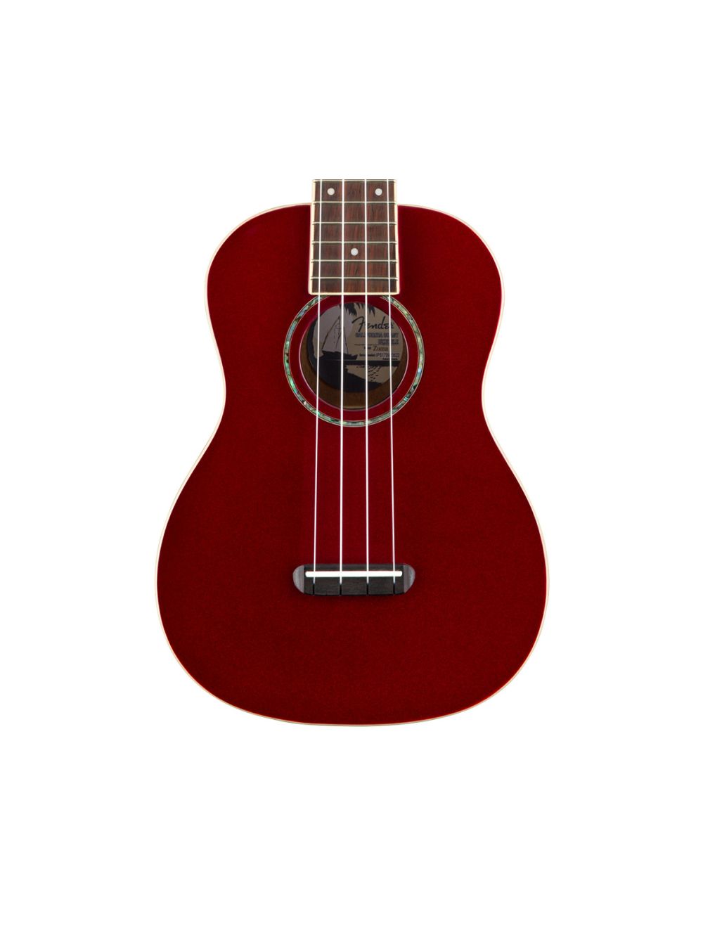 Fender Zuma Classic Concert Ukulele - Candy Apple Red w/ Walnut Fingerboard