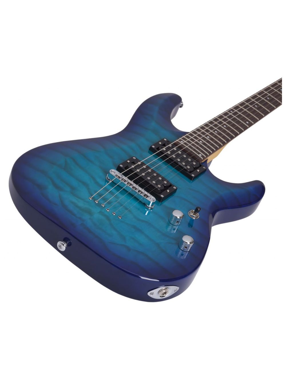 Schecter C-6 Plus - Ocean Blue Burst