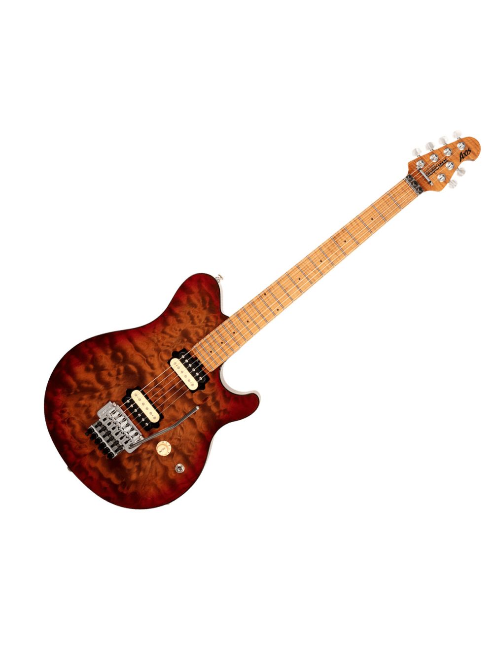 Ernie Ball Music Man Axis - Roasted Amber Quilt - Roasted