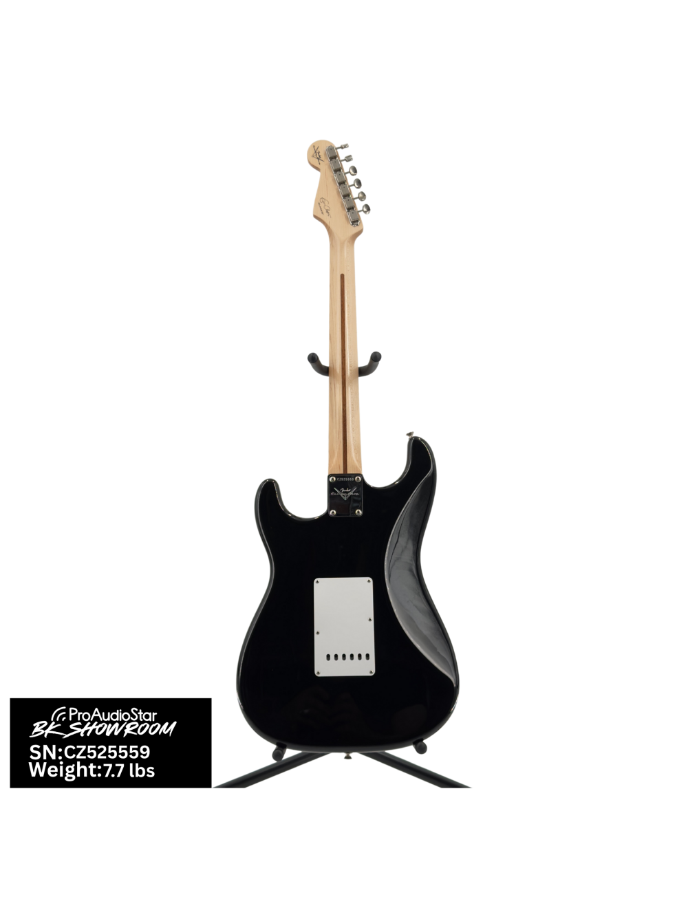 Used Fender 2015 Custom Shop Eric Clapton Stratocaster - Black w/OHSC