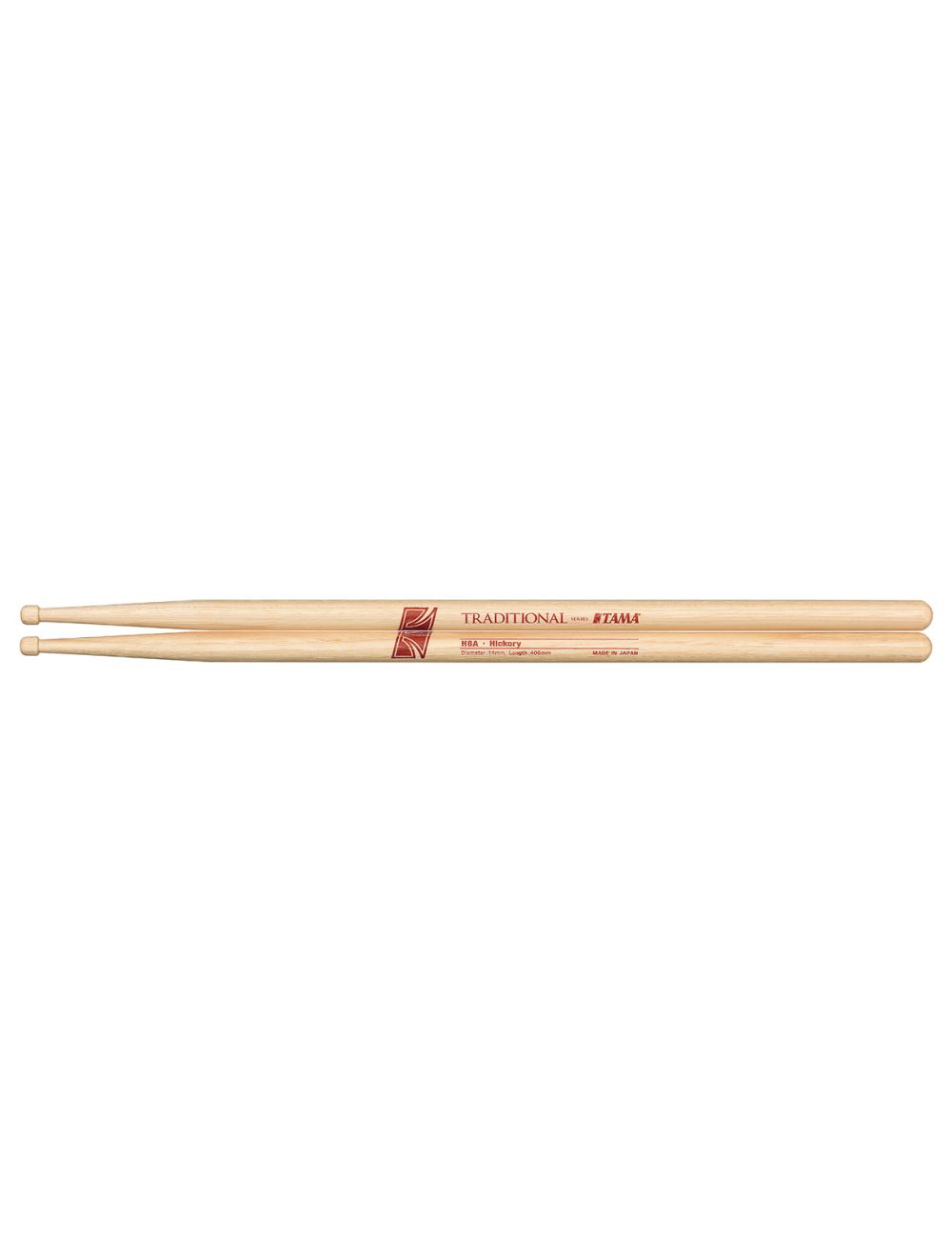 Tama Traditional Series Drumsticks - Hickory 8A - Open Box