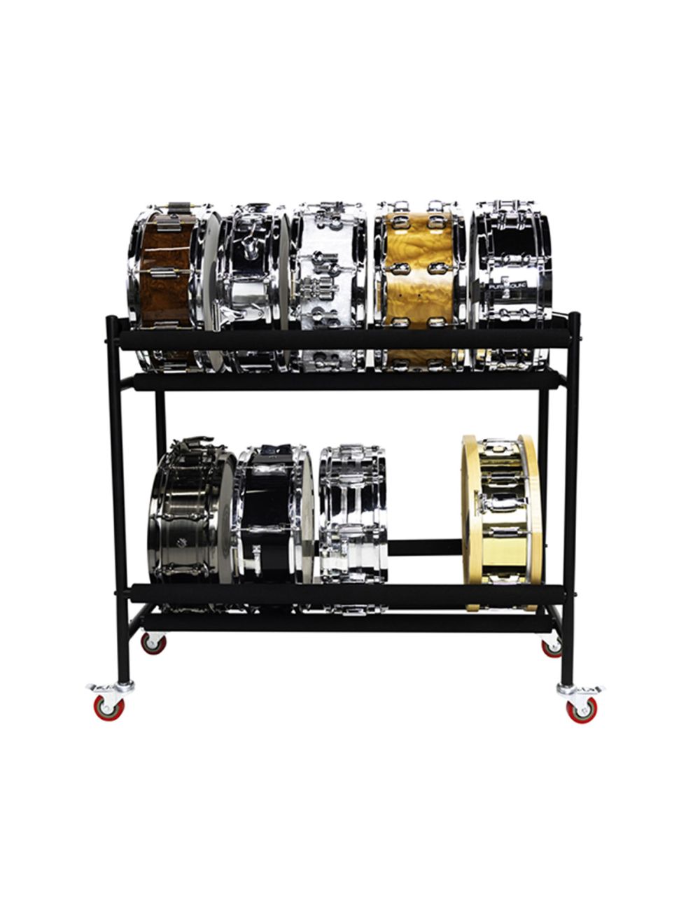 Gator Frameworks GFW-SDRACK-T2 Two-Tier Snare Rack w/Locking Casters - Open Box