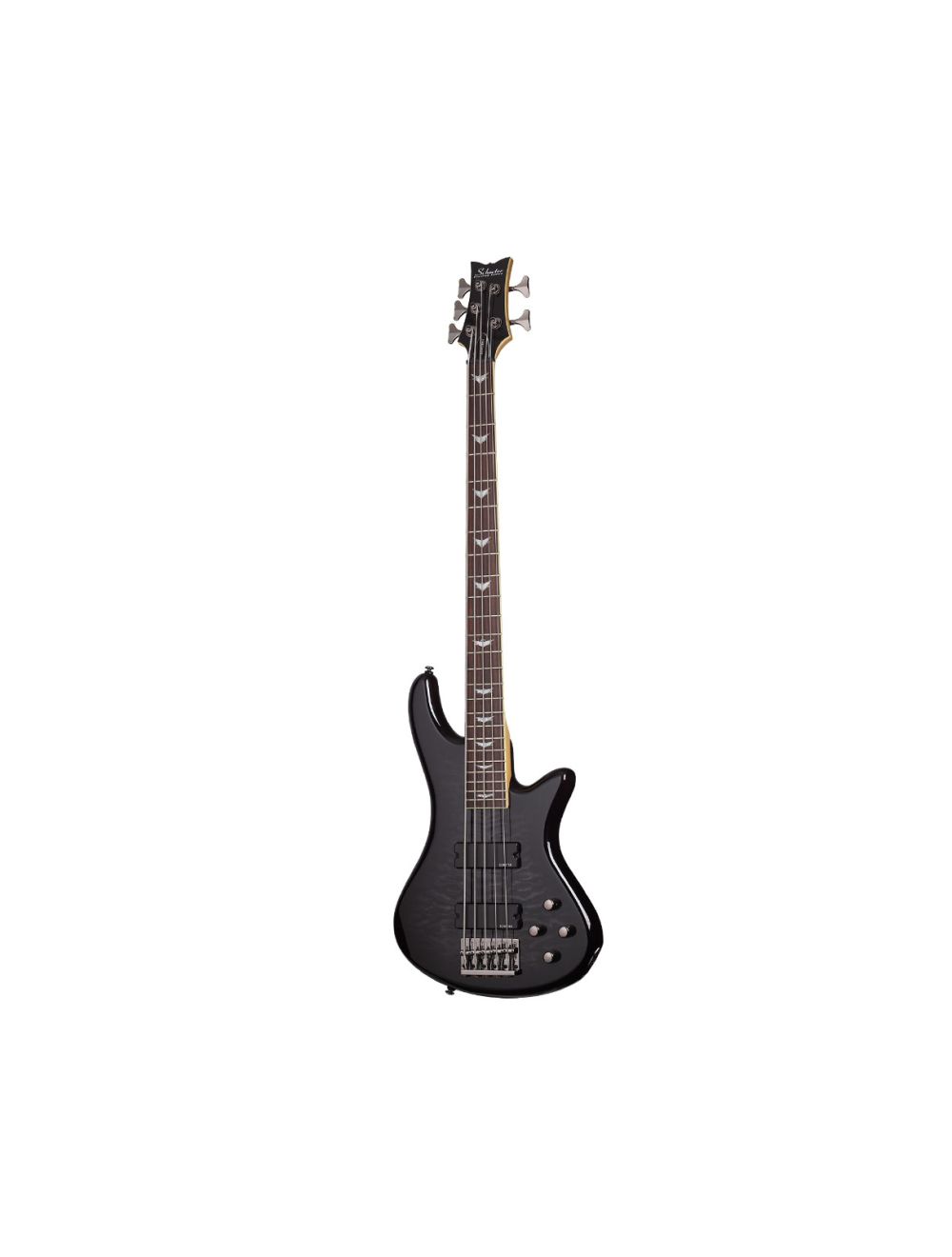Schecter Stilleto Extreme 5 See Thru Black