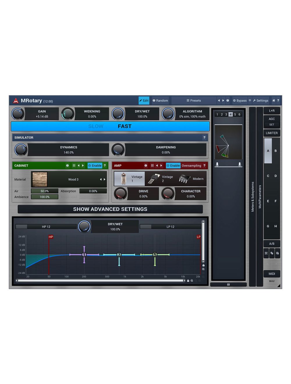 Melda MRotary Speaker Cabinet Simulation