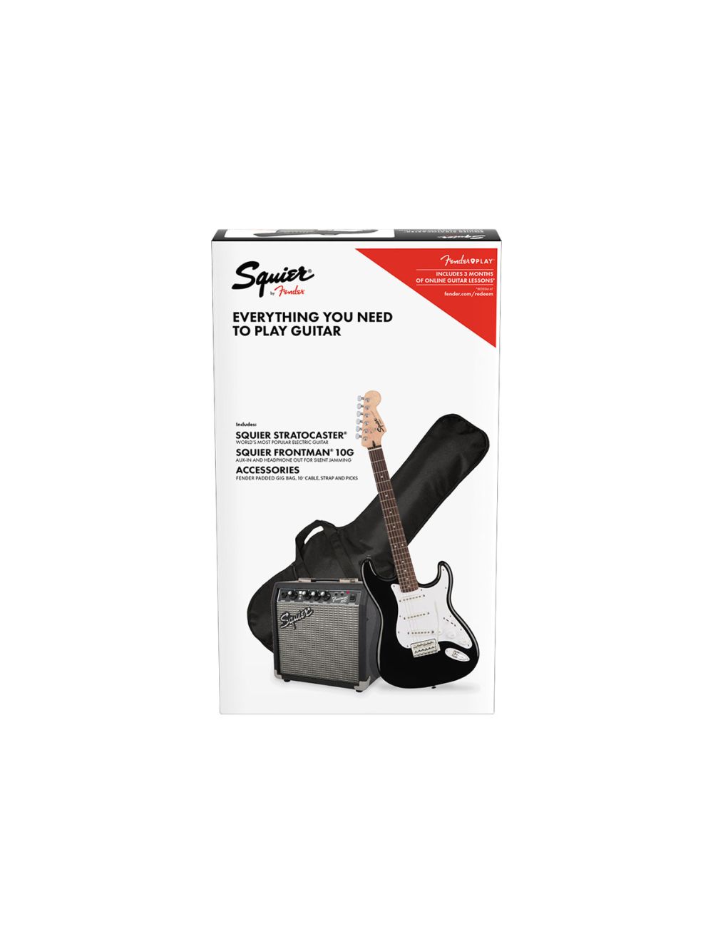 Squier stratocaster pack black cheap