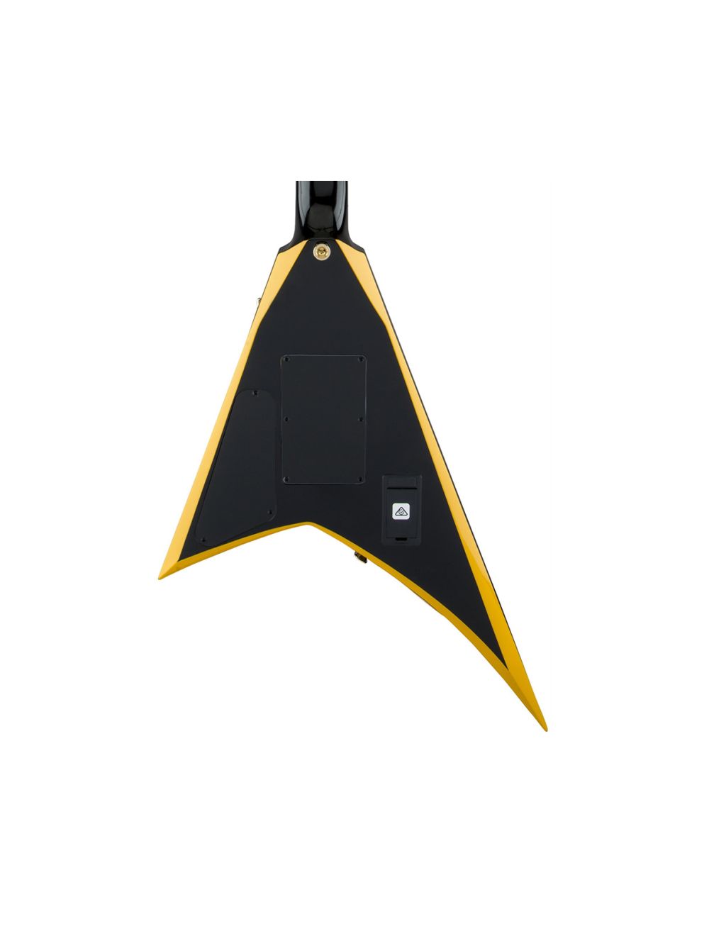 Used Jackson X Series Rhoads RRX24 Laurel FB Black with Yellow Bevels