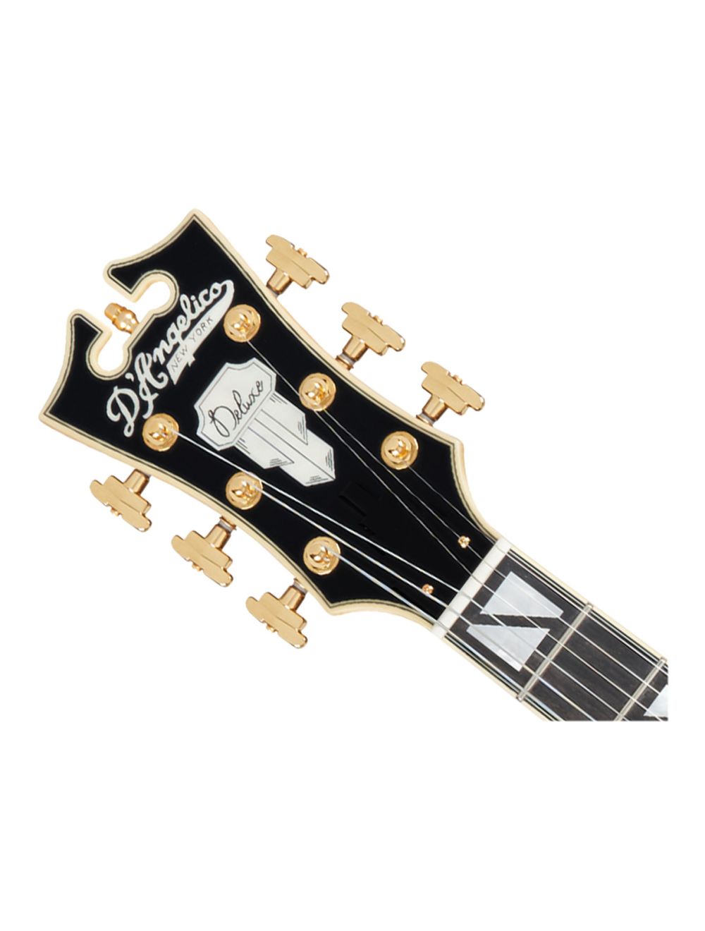 D'angelico Deluxe DC w/ Stop-Bar Tailpiece - Satin Honey