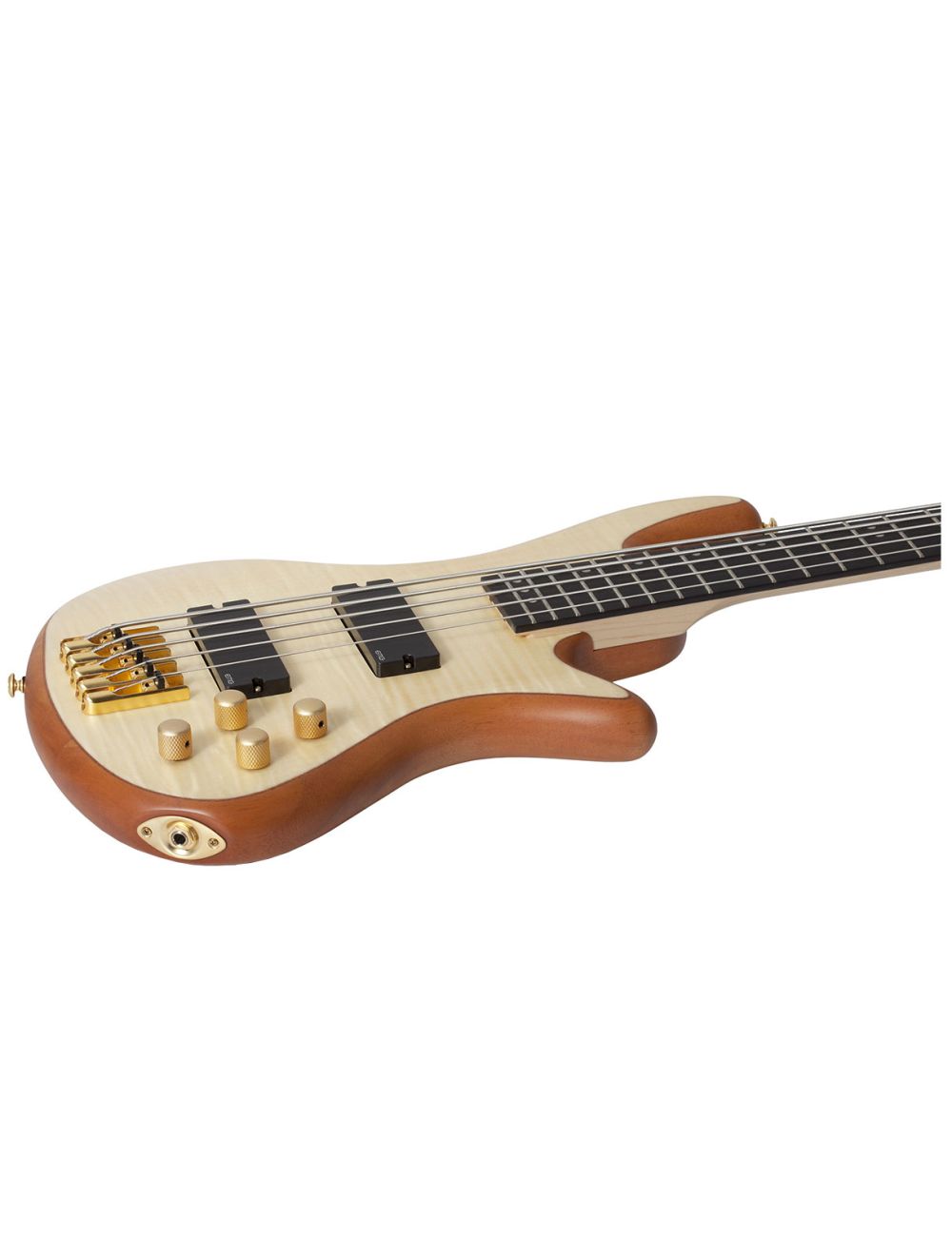 Schecter Stiletto Custom-5 5-String Bass Guitar - Natural Satin