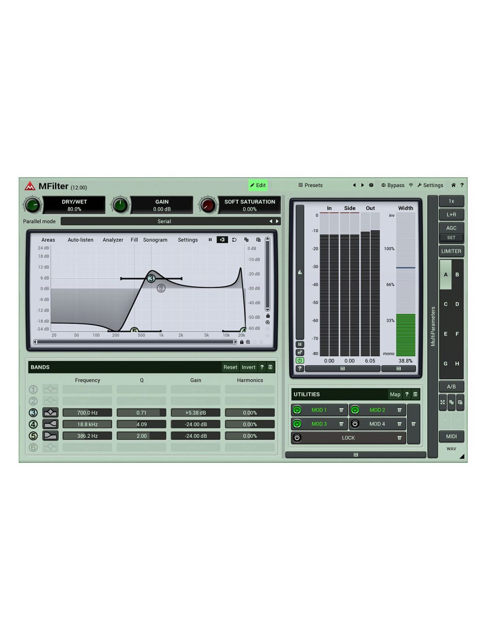 Melda MFilter Add Some Movement to a Static Track