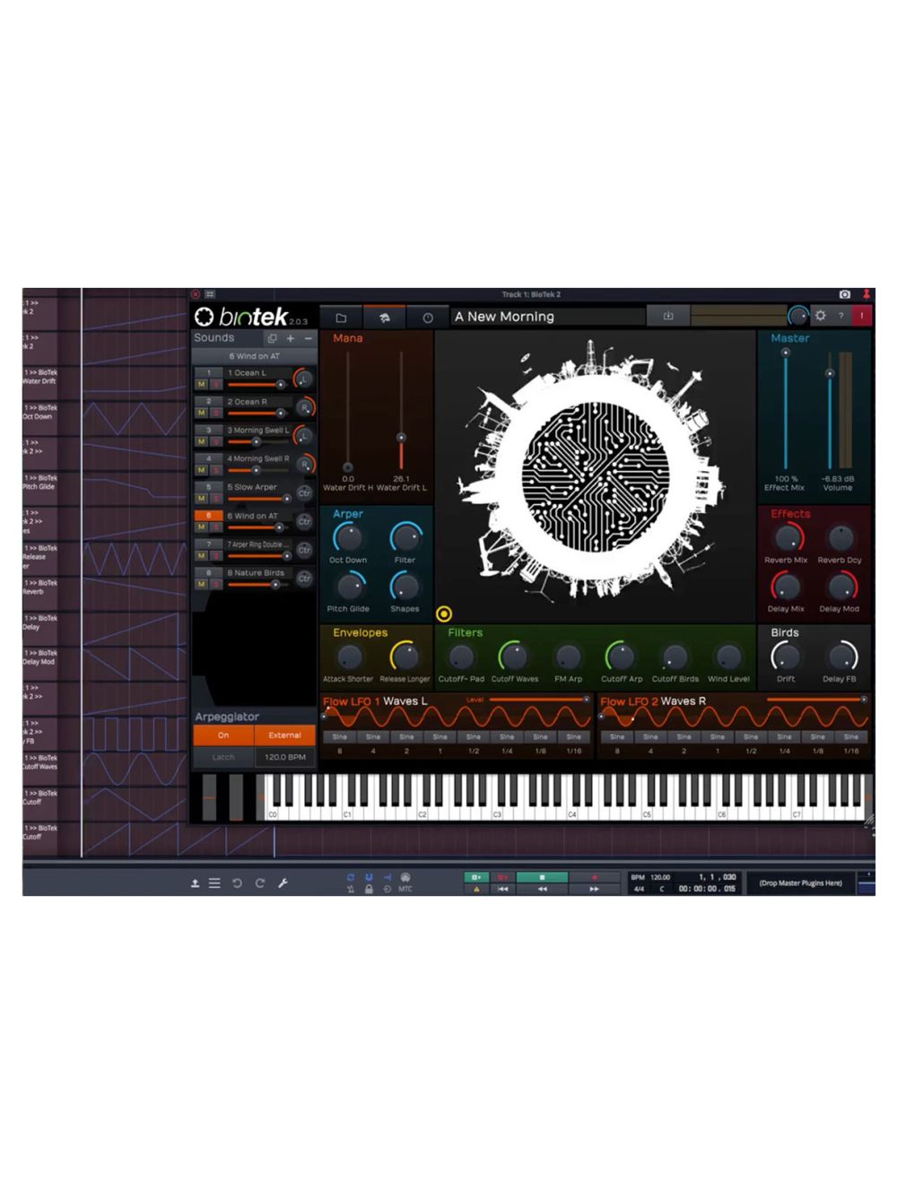 Tracktion Techtonik for Bioteck 2