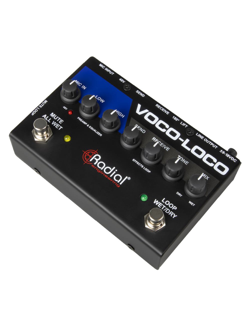 Radial Voco-Loco MK2 Mic Preamp and Effect Loop - Open Box