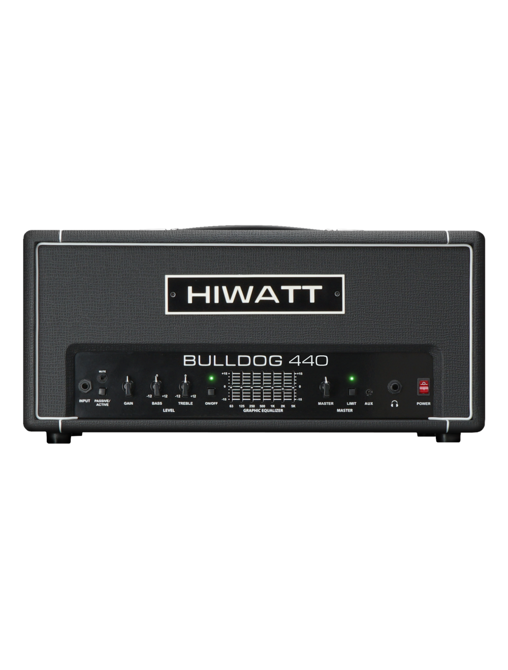 Hiwatt Bulldog 440 440-Watt Bass Amplifier Head - Black - Open Box