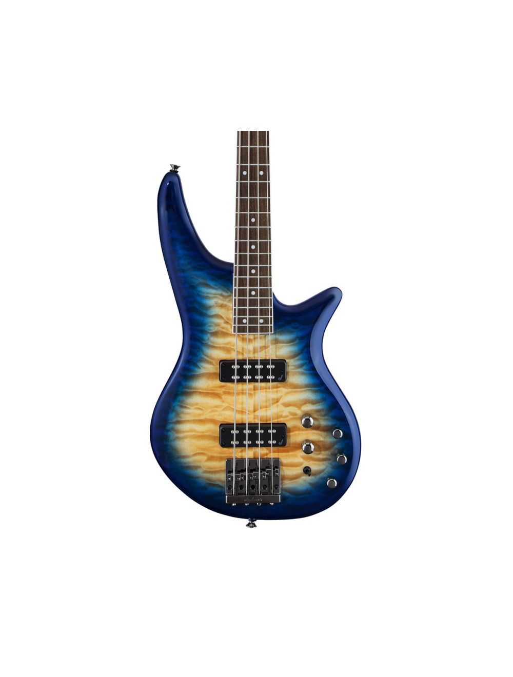 Used Jackson JS Series Spectra Bass JS3Q - Amber Blue Burst