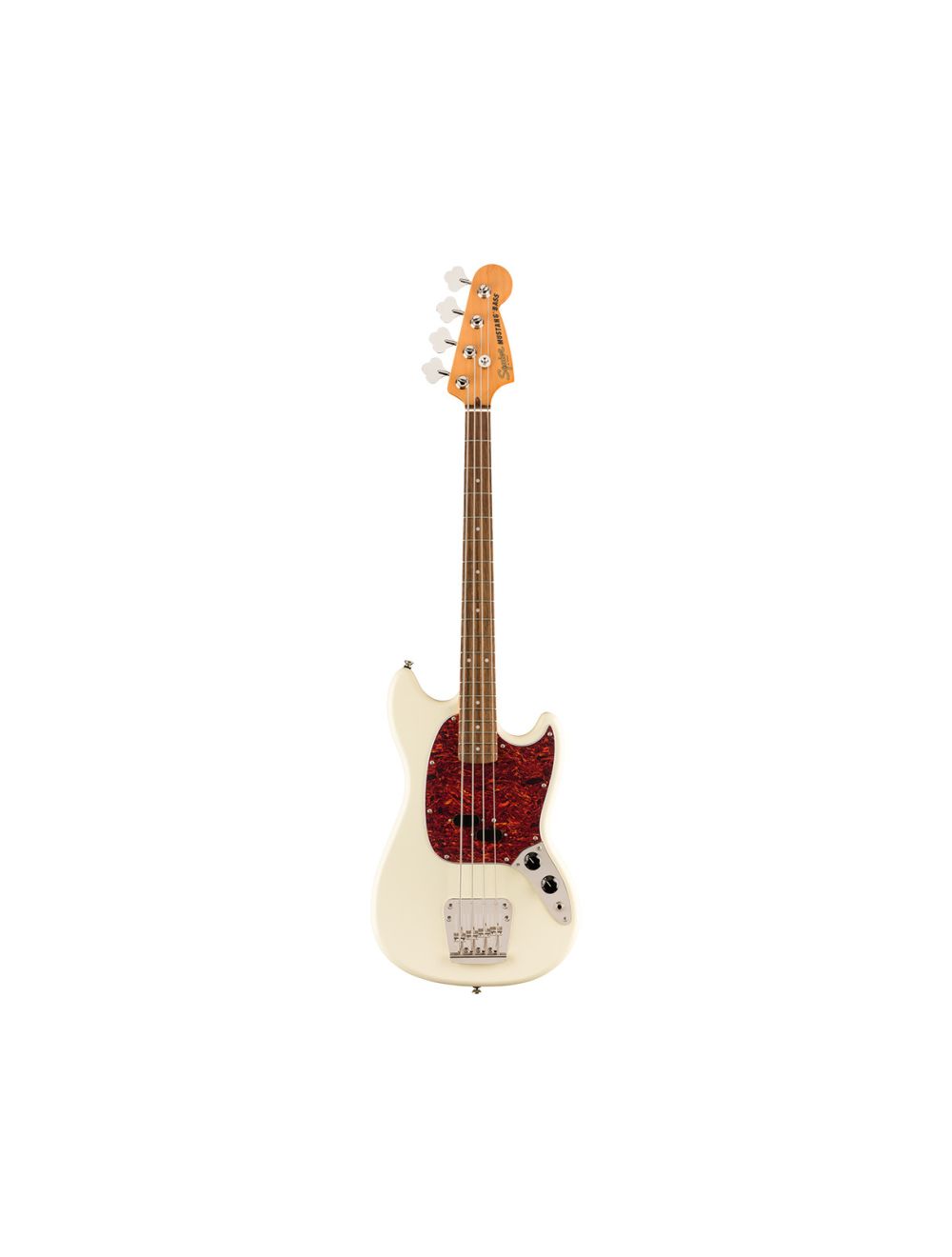 Used Squier Classic Vibe '60s Mustang Bass - Olympic White w/ Laurel FB