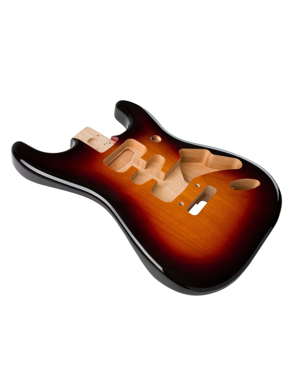 Used Fender Deluxe Series Stratocaster HSH Alder Body - 3 Color Sunburst