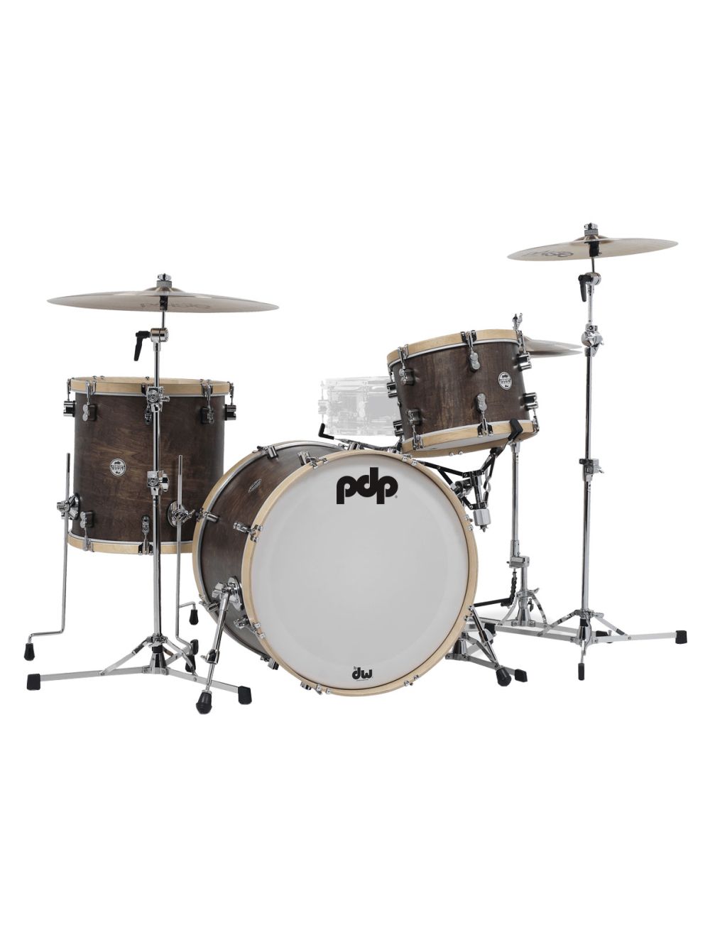 Open Box PDP Concept Classic Series 3-Pc Maple Shell Pack - Walnut w/ Nat Hoops