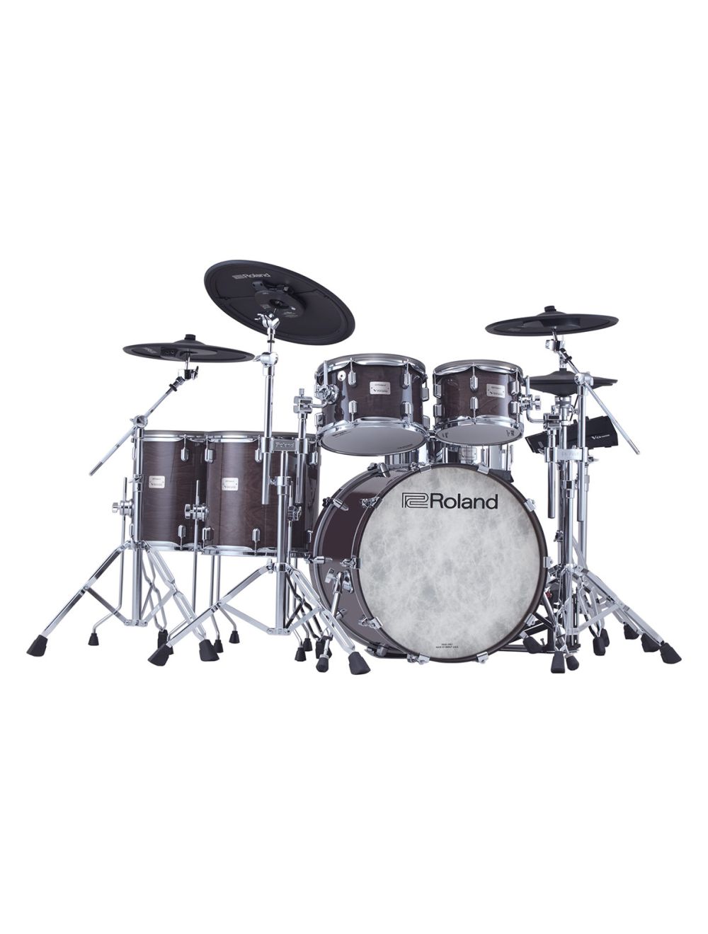 Roland VAD716 V-Drums Acoustic Designed Electronic Kit - Gloss Ebony - Open Box