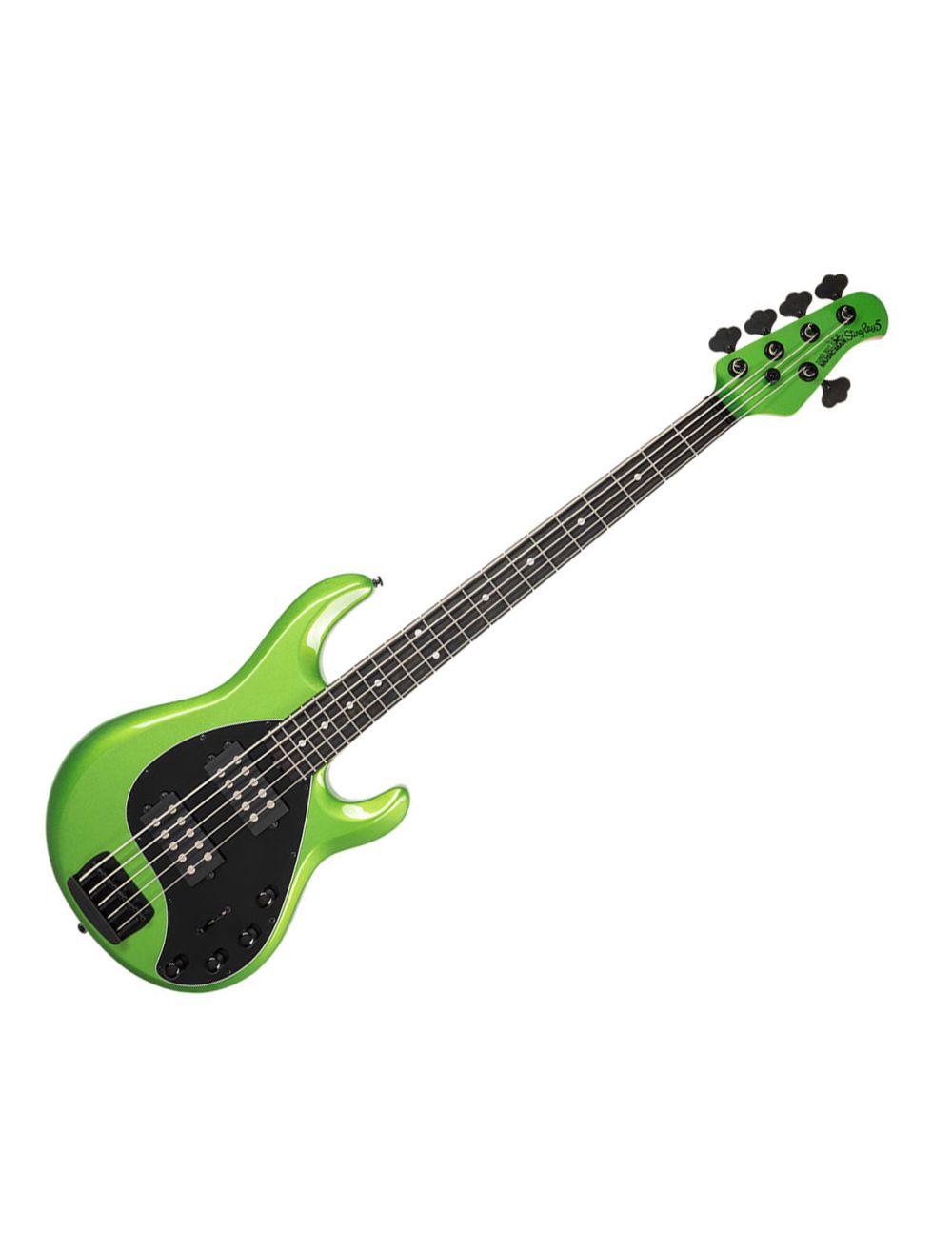 Ernie Ball Music Man StingRay Special 5 HH - Kiwi Green w/Matching Headstock