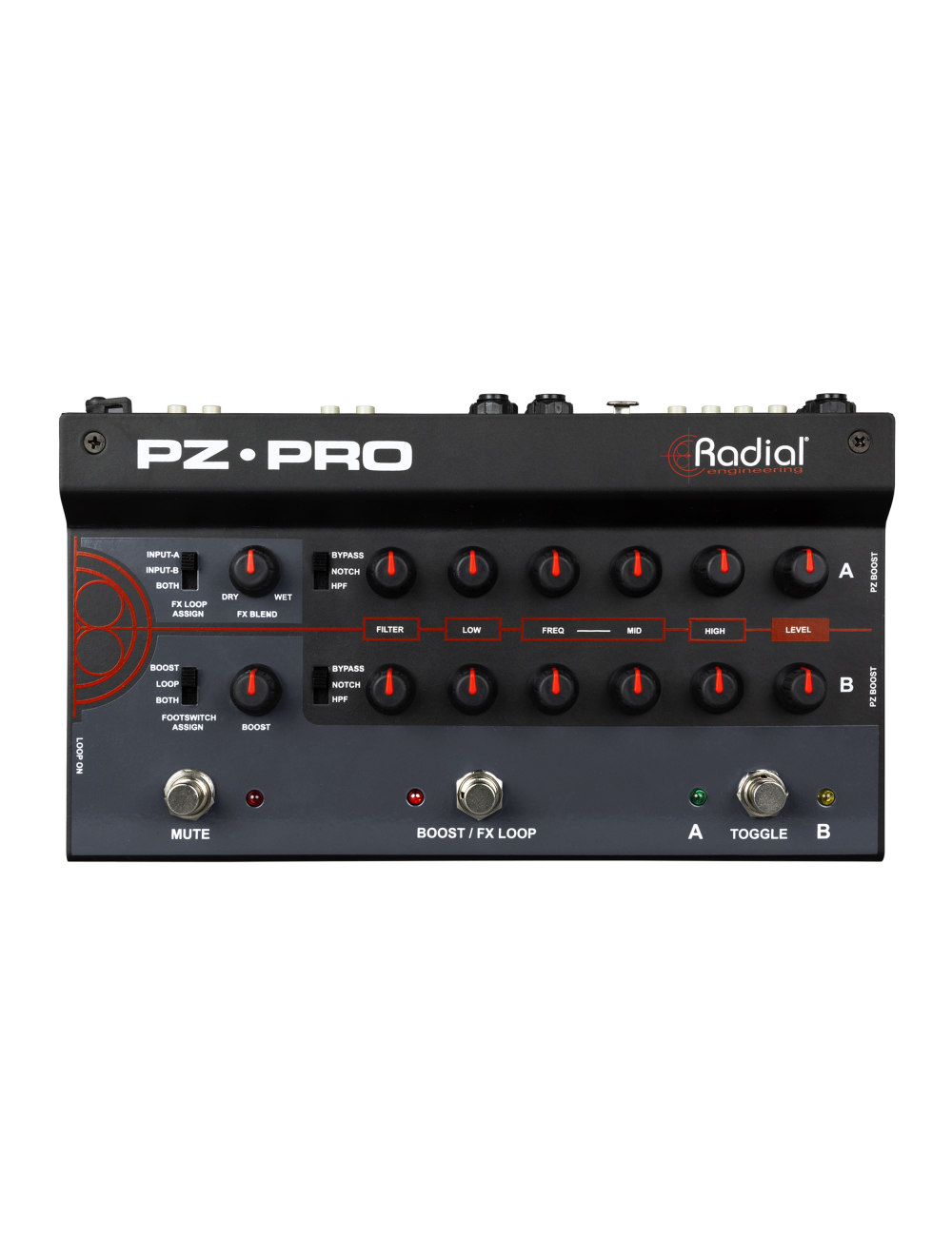 Radial PZ-Pro 2-Channel Acoustic Instrument Preamp & DI