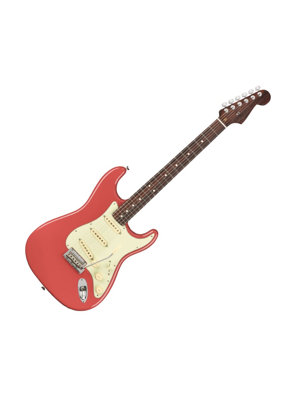 Fender stratocaster fiesta red rosewood outlet
