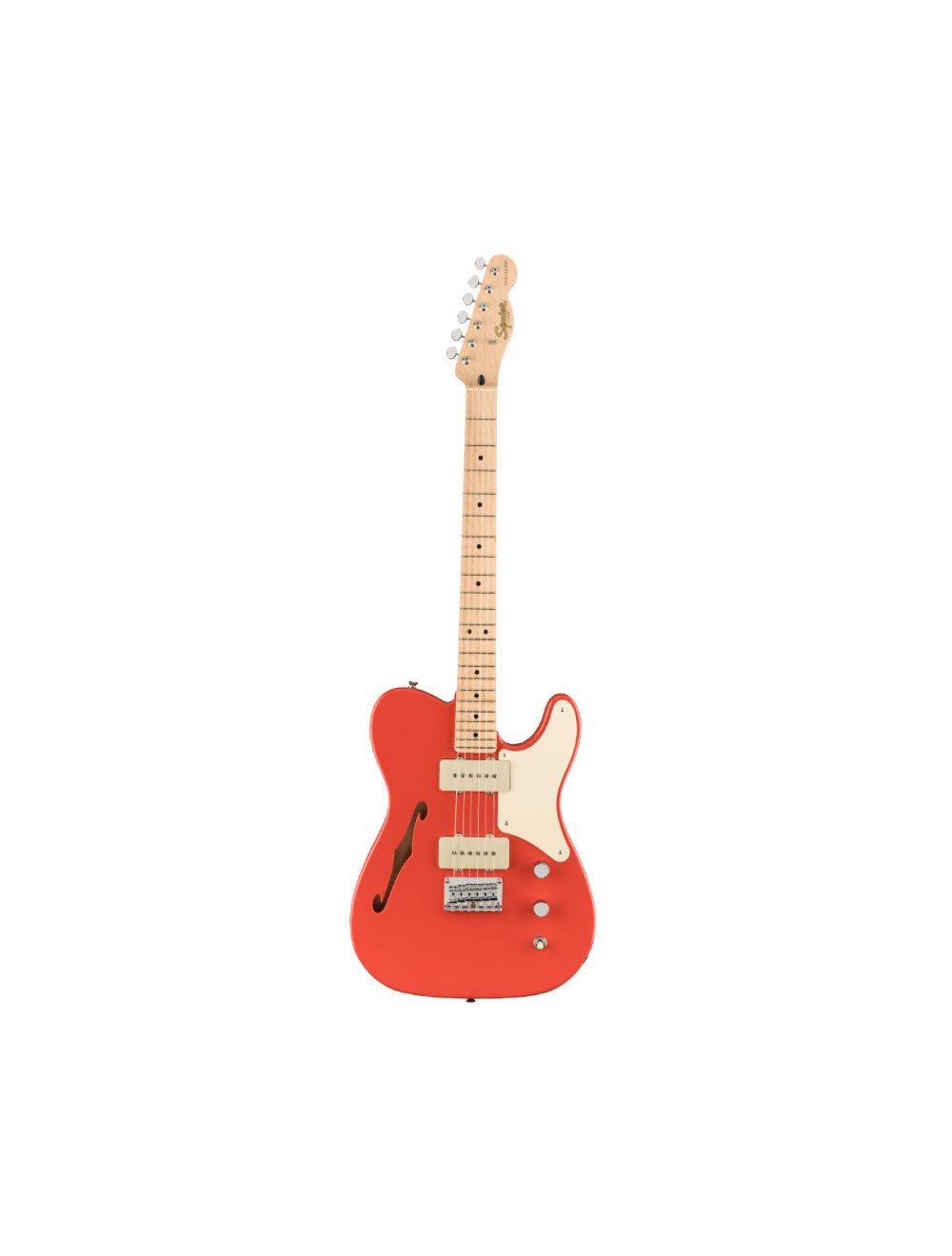 Squier Paranormal Cabronita Thinline Telecaster Electric Guitar - Fiesta Red  | Sweetwater