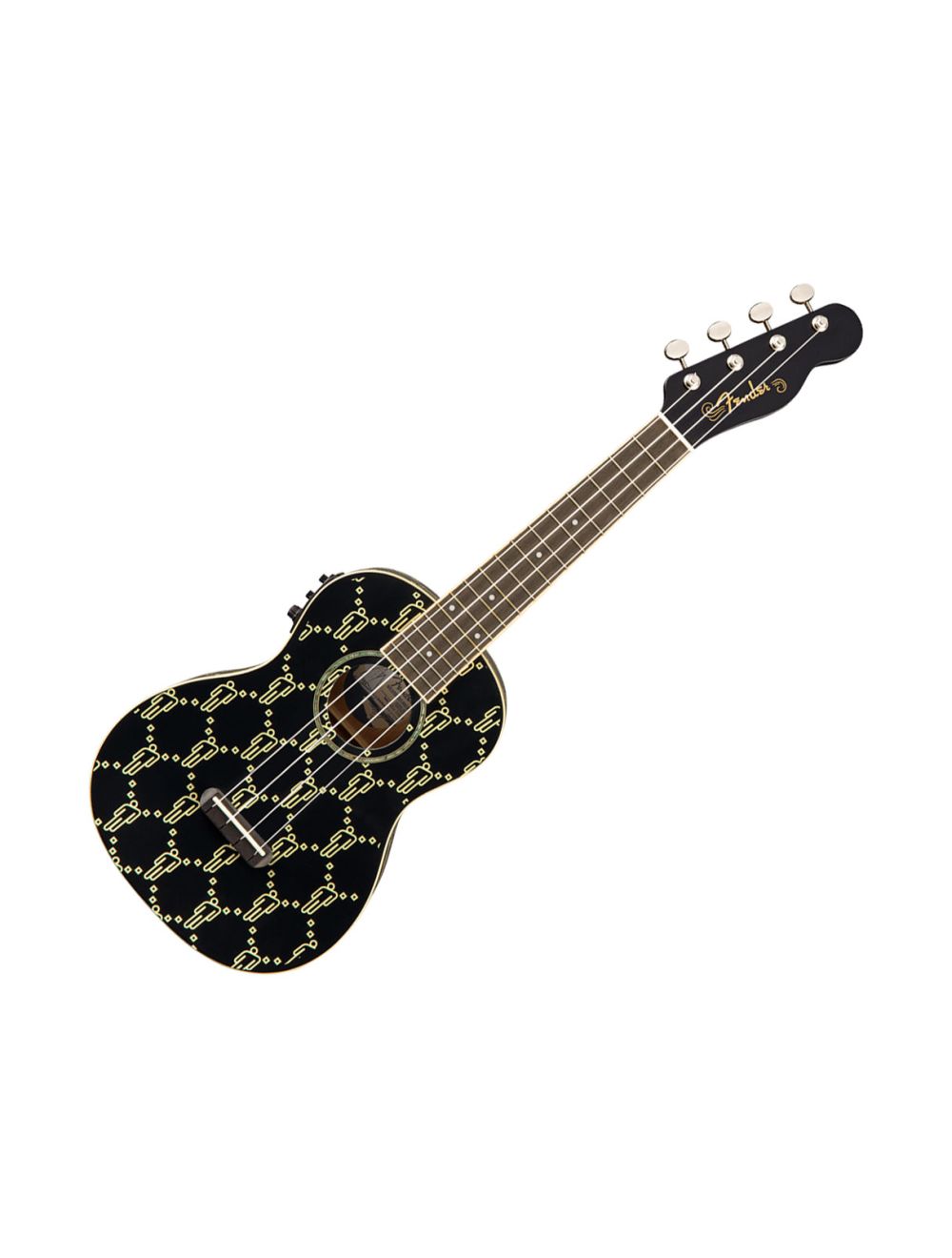 Walnut Fingerboard Black blohsh Fender Billie Eilish Ukulele NEW 