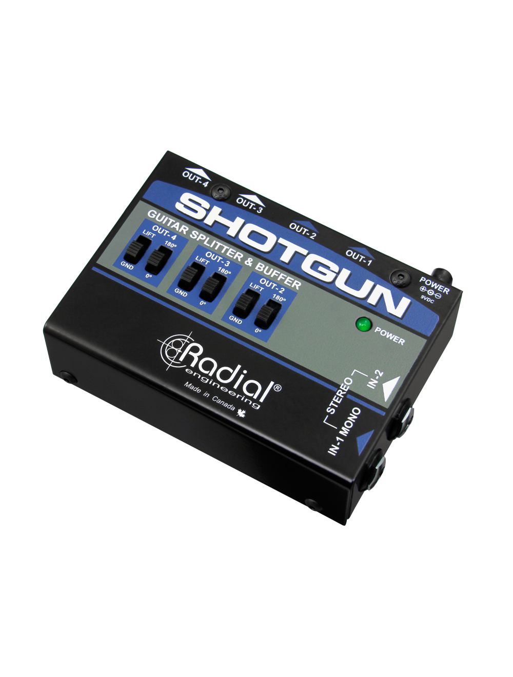 Radial Shotgun 4-Channel Guitar Amp Driver