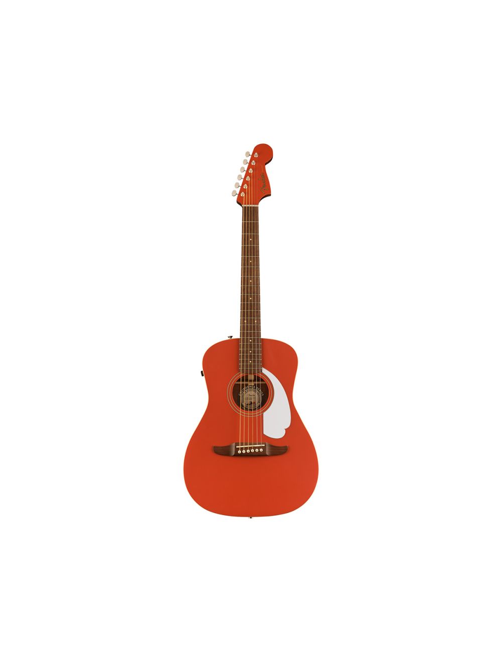 Fender Malibu Player A/E Guitar - Fiesta Red w/ Walnut FB