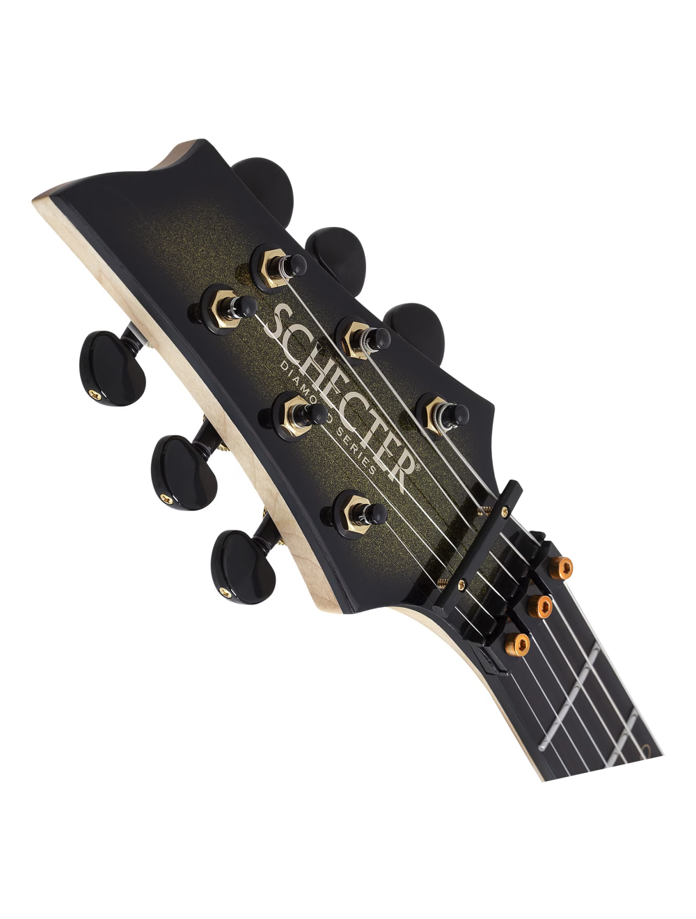 Schecter C-1 FR-S 50th Anniversary LH Electric Guitar - Gold Burst - Open Box