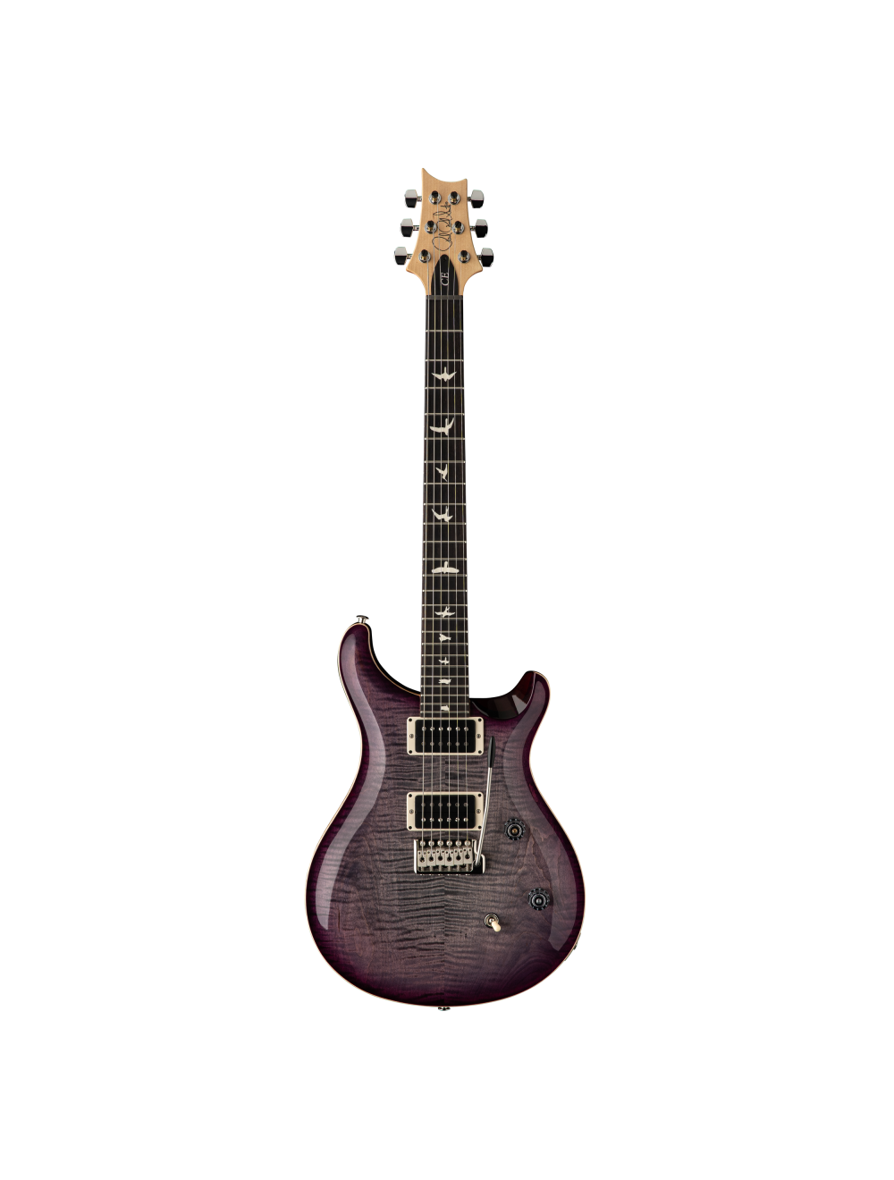PRS CE 24 Electric Guitar - Faded Gray Black Purple Burst - Open Box