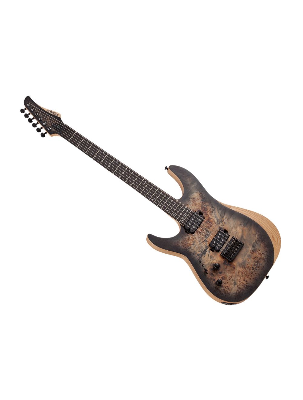 Schecter Reaper-6 FR Left Handed Guitar - Satin Charcoal Burst