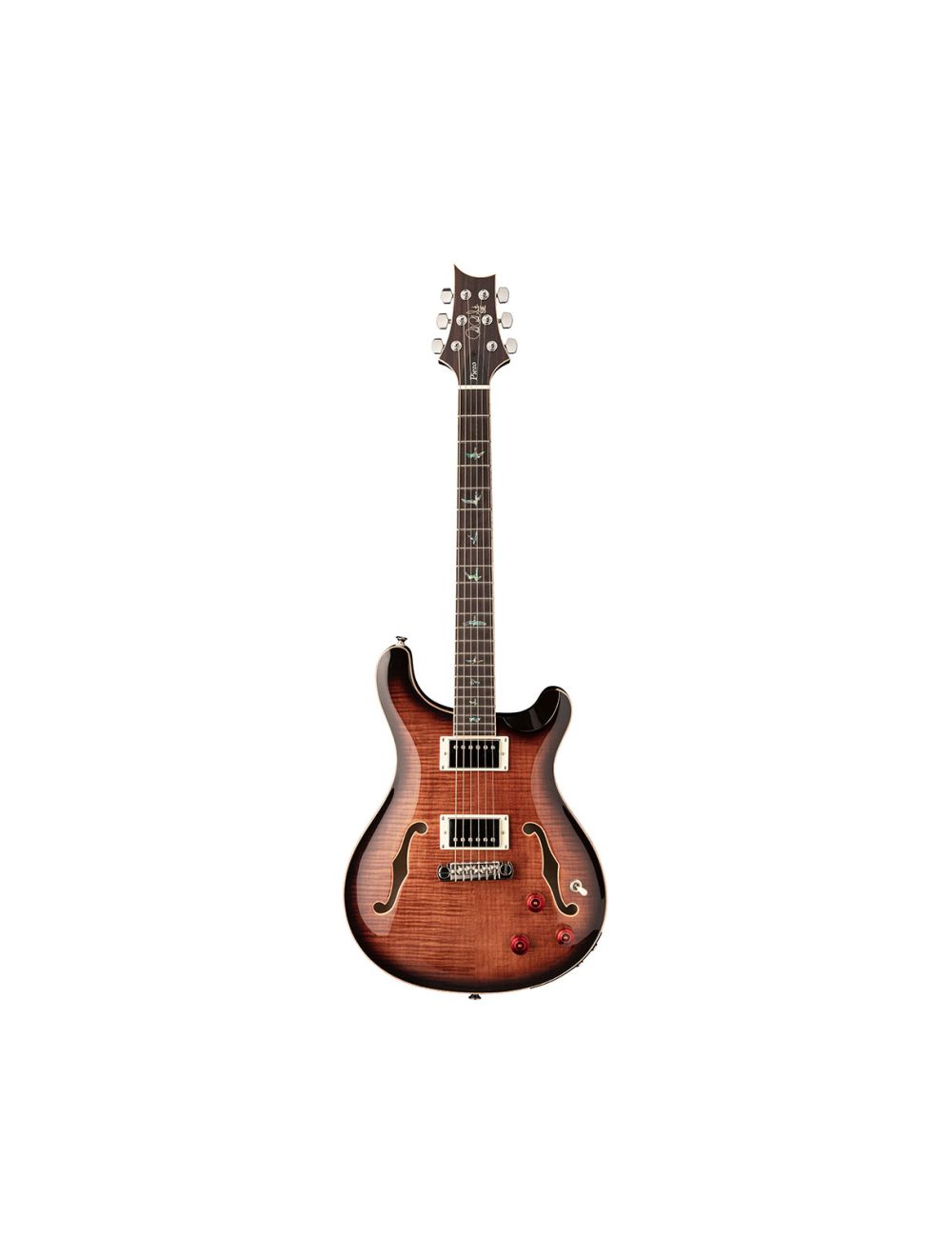 Prs se hollowbody ii piezo electric guitar cheap