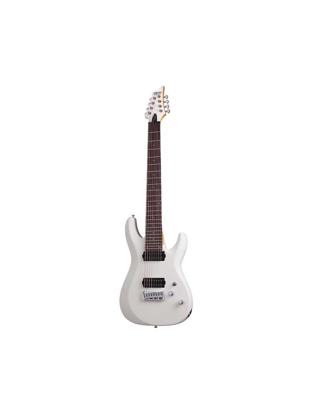 Schecter C-8 Deluxe 8-String Electric Guitar - Satin White