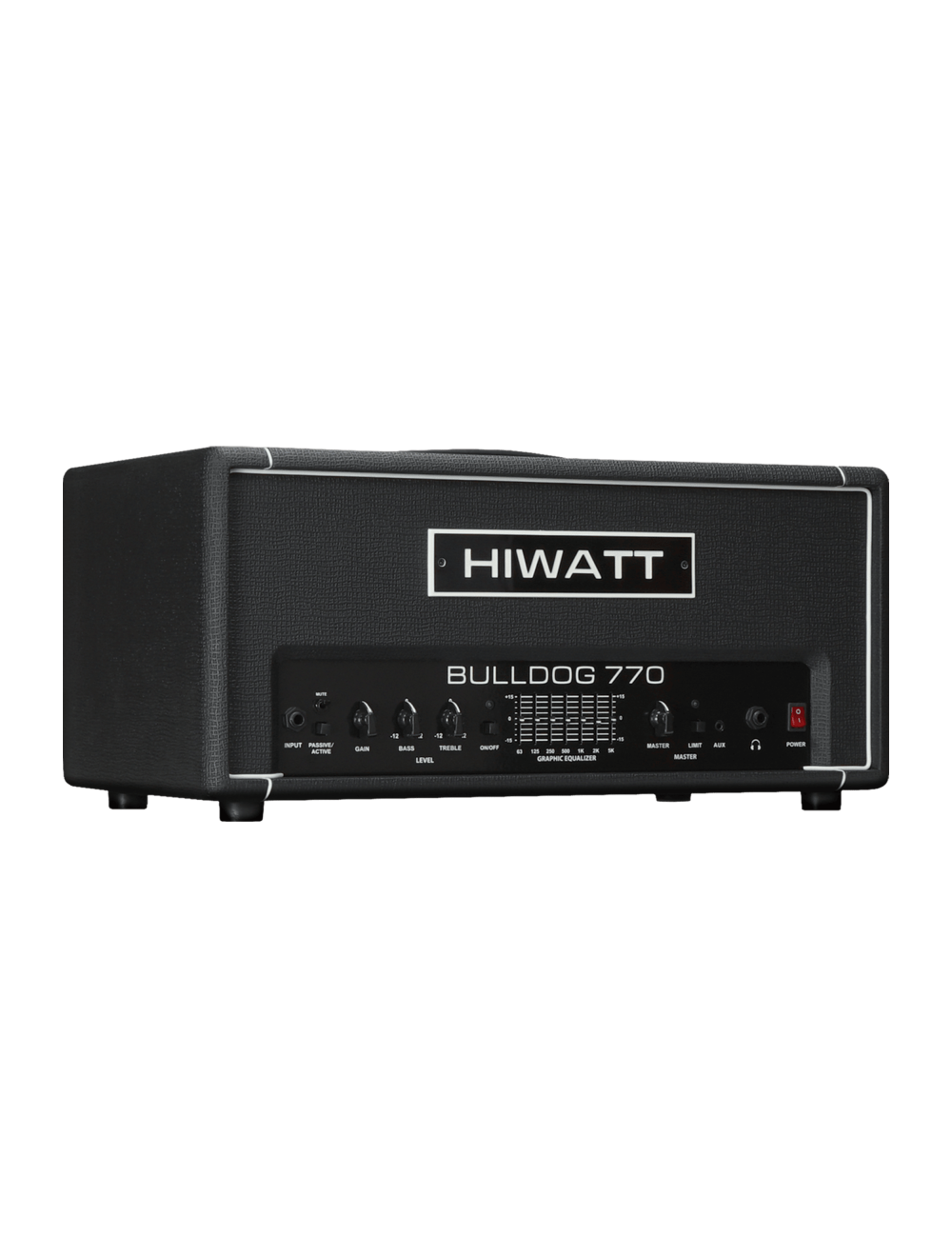 Hiwatt Bulldog 770 770-Watt Bass Amplifier Head - Black