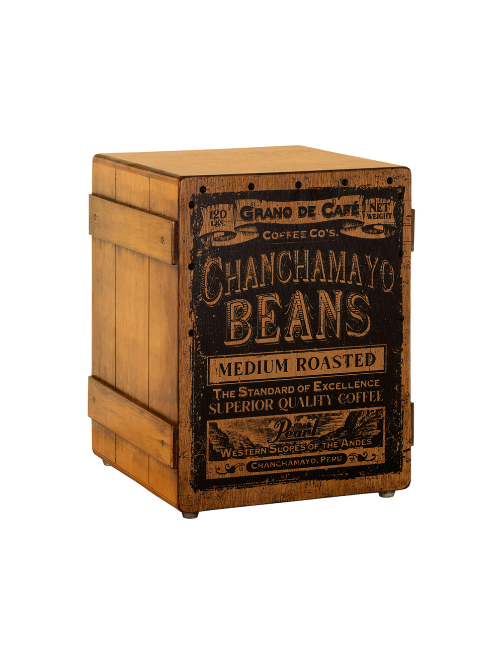 Pearl Primero Crate Style Cajon - Coffee Bean - Open Box