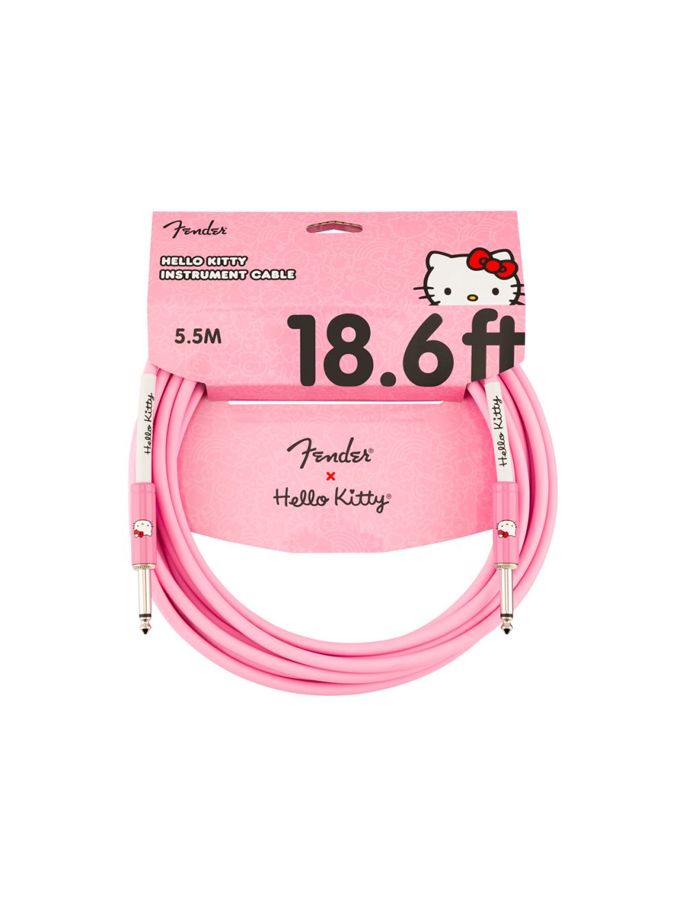Fender x Hello Kitty 18.6' Instrument Cable - Pink