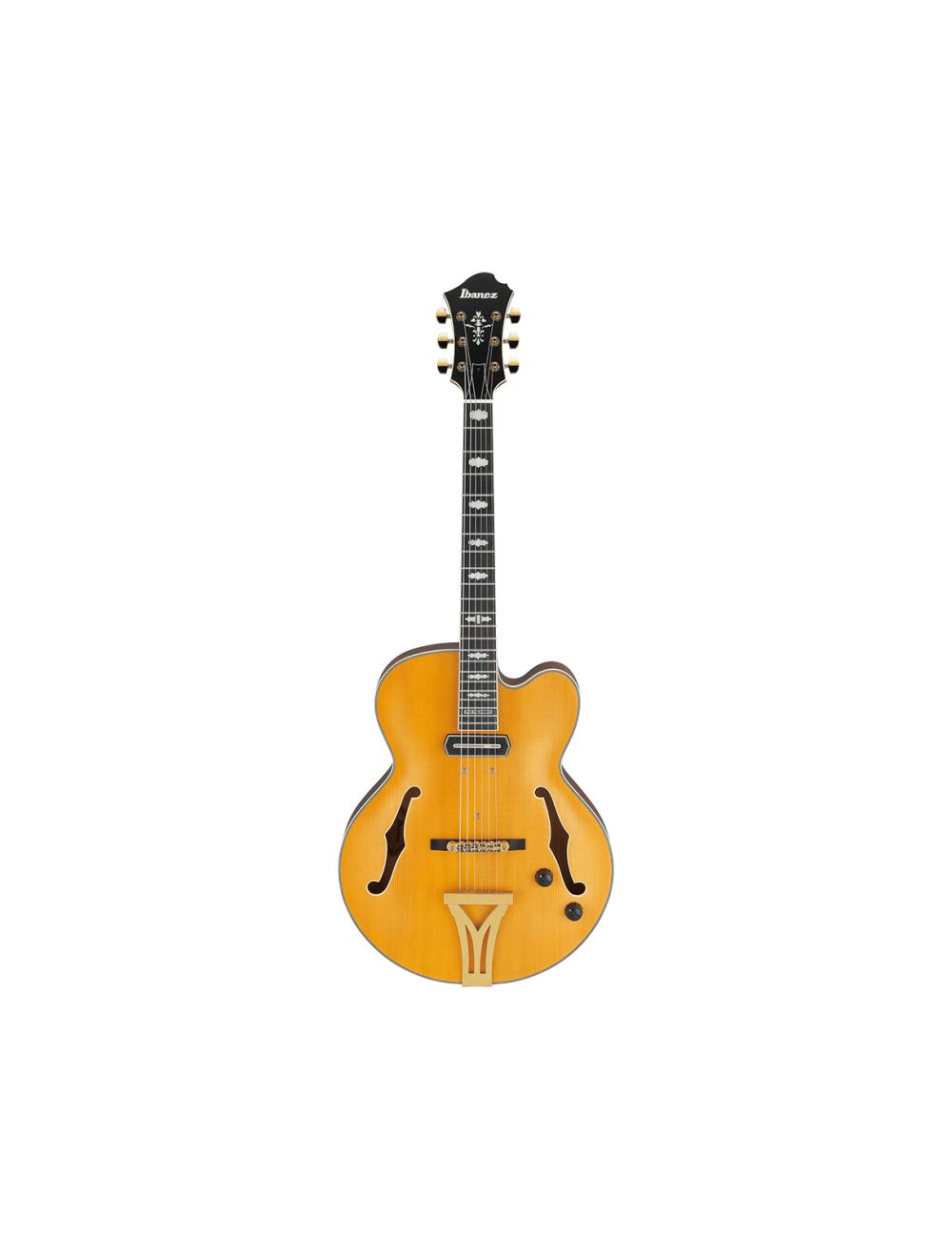 Used Ibanez PM3CNAL Pat Metheny Signature Hollow Body Guitar - Natural Amber