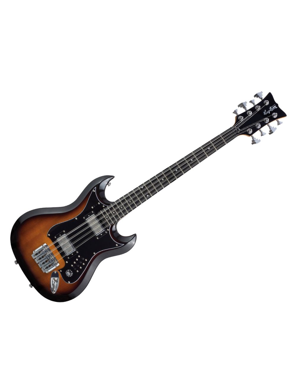 Hagstrom H8II-TSB Retroscape H8-II 8 String Bass Guitar - Tobacco Sunburst