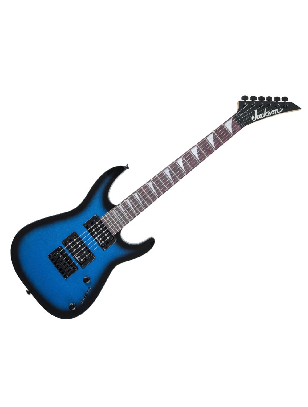 Jackson JS Series Dinky Minion JS1X - Metallic Blue Burst + Jackson Gig Bag