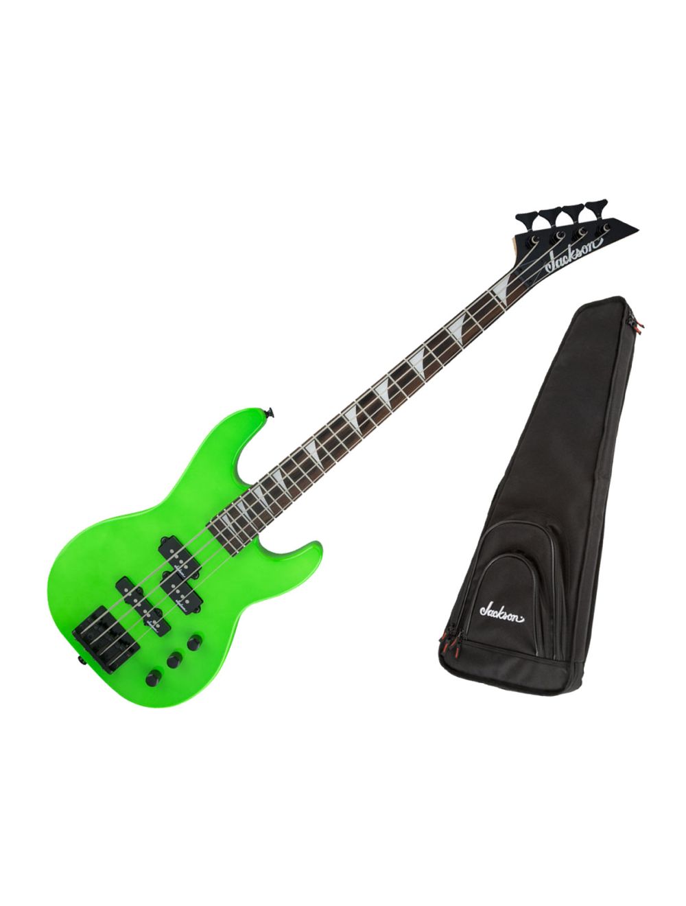 Jackson JS Series Concert Bass Minion JS1X Neon Green + Jackson JS Series Concert Bass Minion JS1X Neon Green +