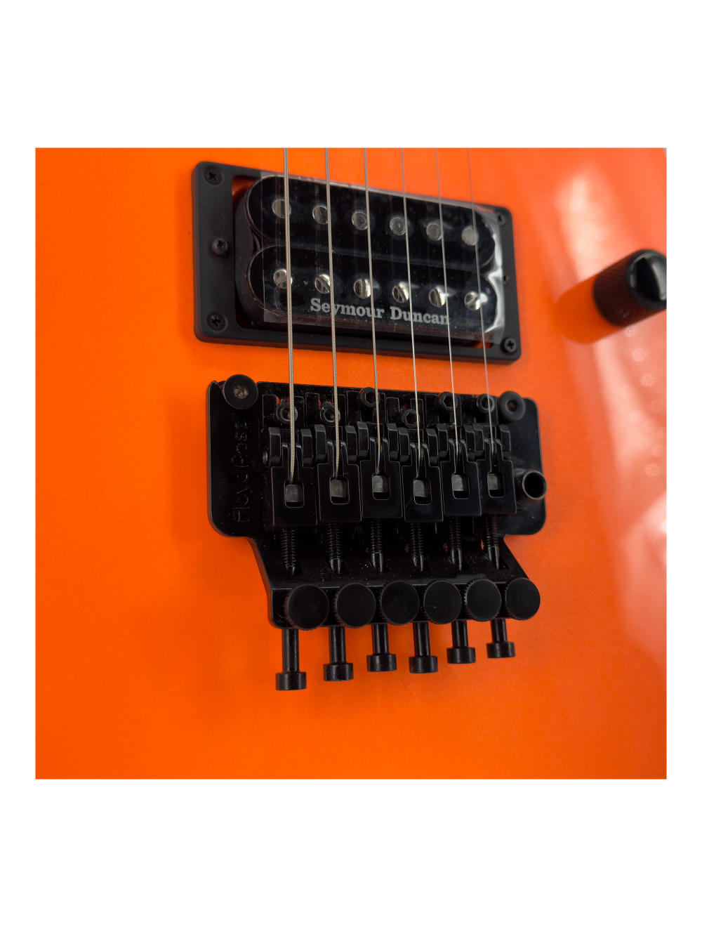 Charvel Custom Shop USA San Dimas Neon Pearl Orange Master Built by "Red" Dave Nichols