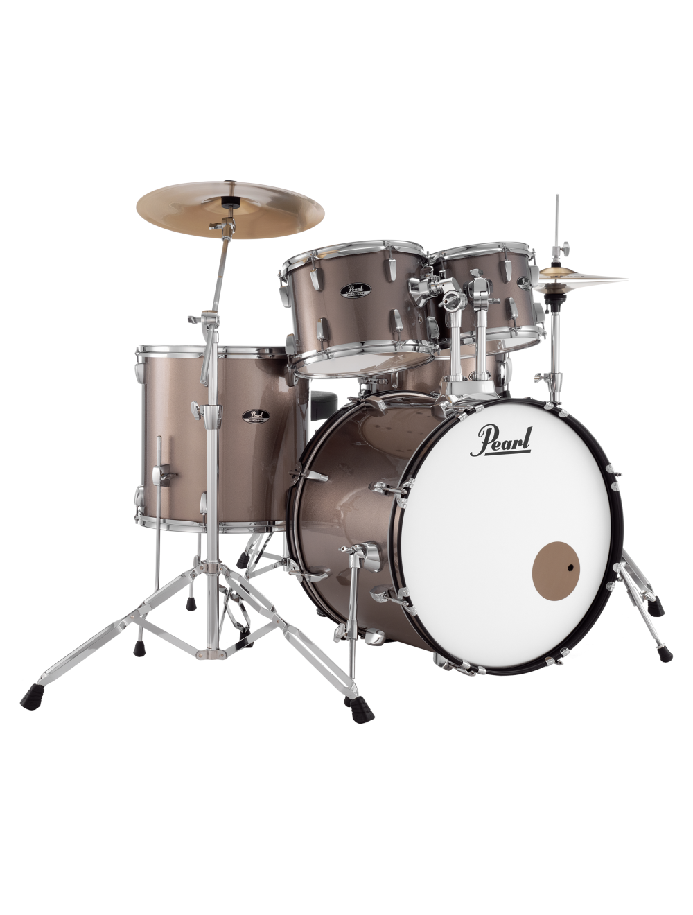 Pearl Roadshow 5-Pc Complete Drum Set w/20" Kick & Cymbals - Bronze