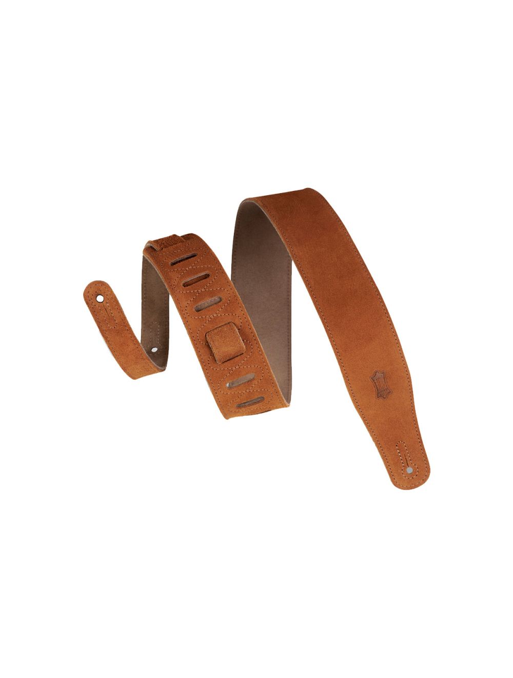 Levy's Leathers MS26-HNY 2 1/2" Honey Suede Guitar Strap w/ Suede Backing