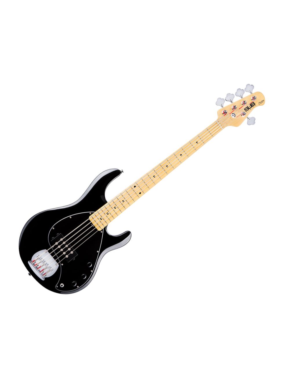 Sterling by Music Man StingRay5 Black + Gator Gig Bag