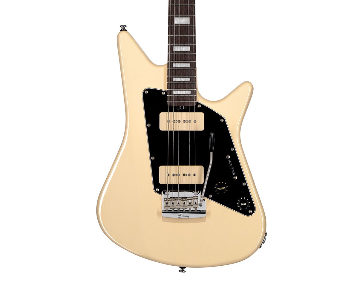 Image of Sterling by Music Man Albert Lee AL40P Signature Guitar - Vintage Cream
