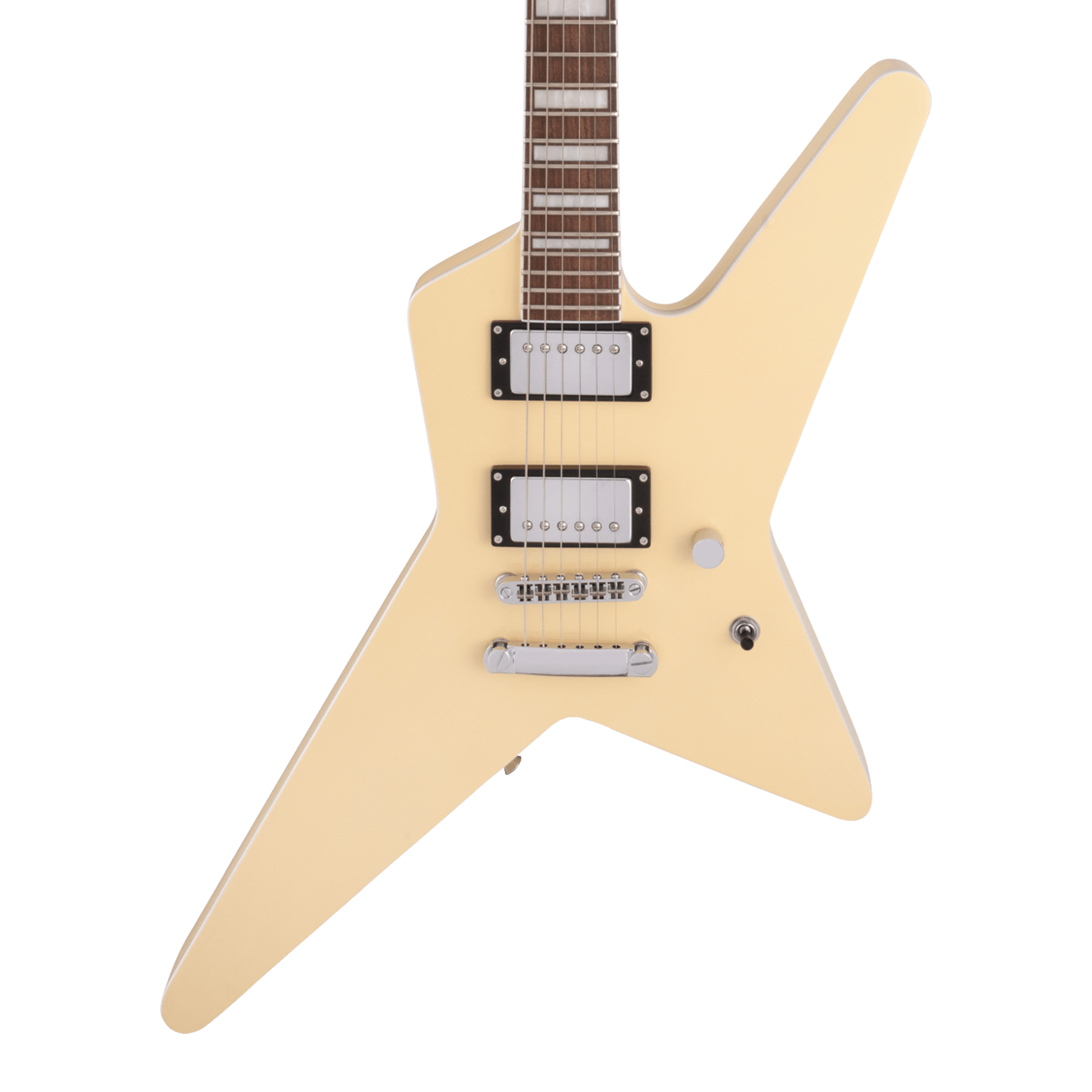 Image of Jackson Pro Series Sig. Gus G. Star - Ivory w/ Pau Ferro FB