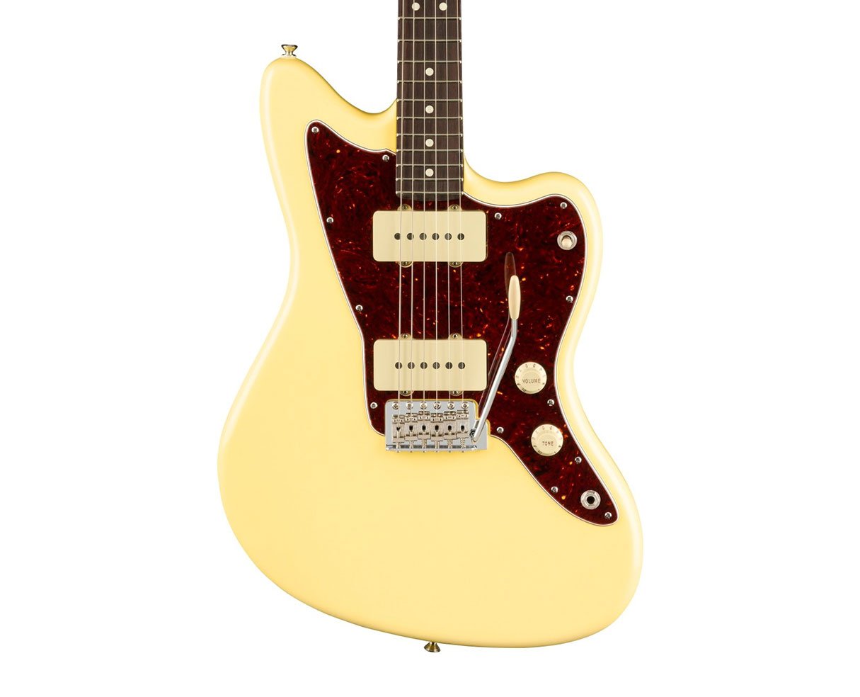 Image of Fender American Performer Jazzmaster - Vintage White w/ Rosewood Fingerboard